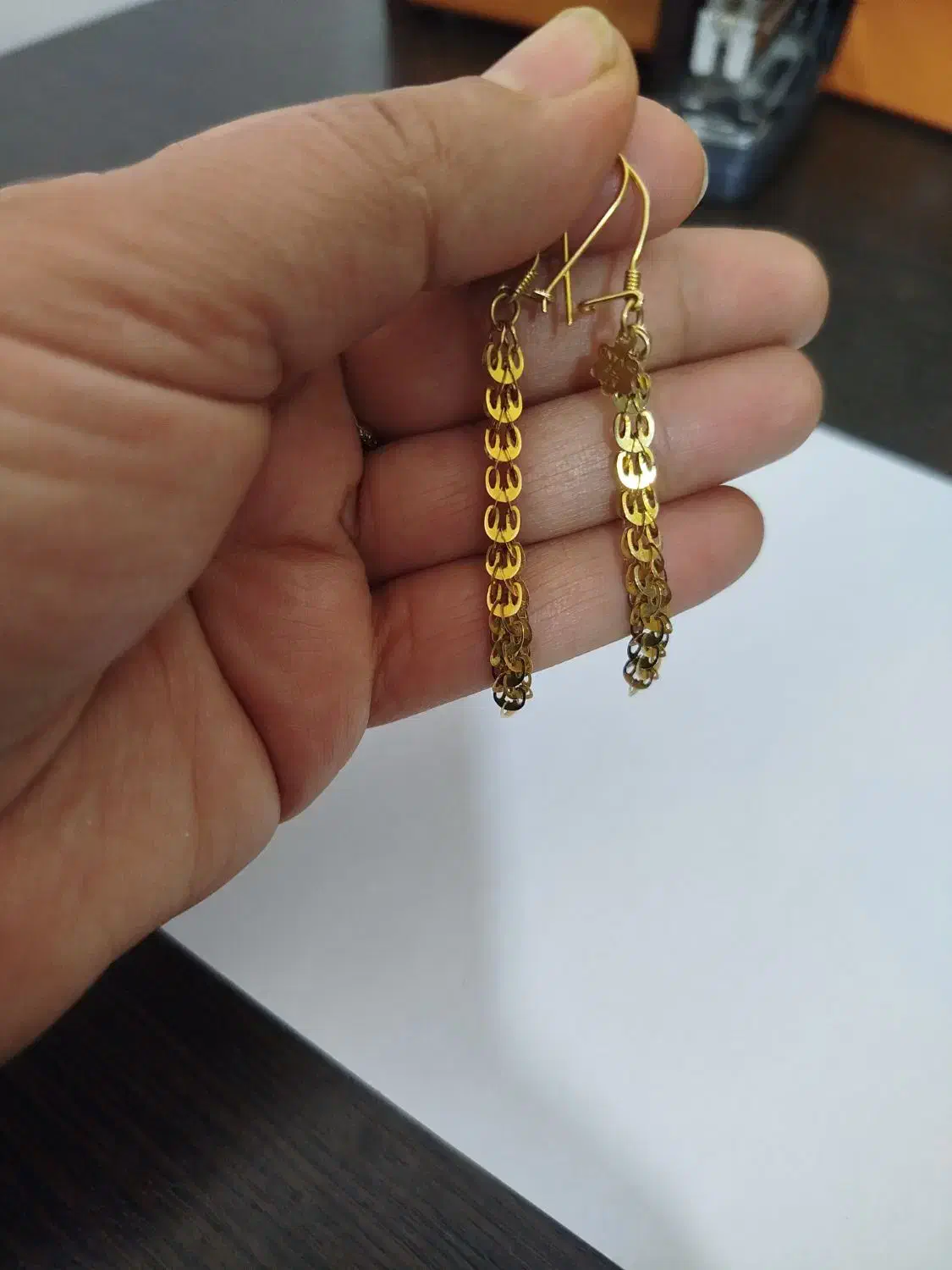 گوشواره زنجیری|جواهرات|یاسوج, |دیوار