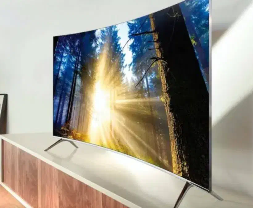 تلوزیون در حد نو سامسونگ 55اینچ منحنی|تلویزیون و پروژکتور|قرچک, باقرآباد|دیوار