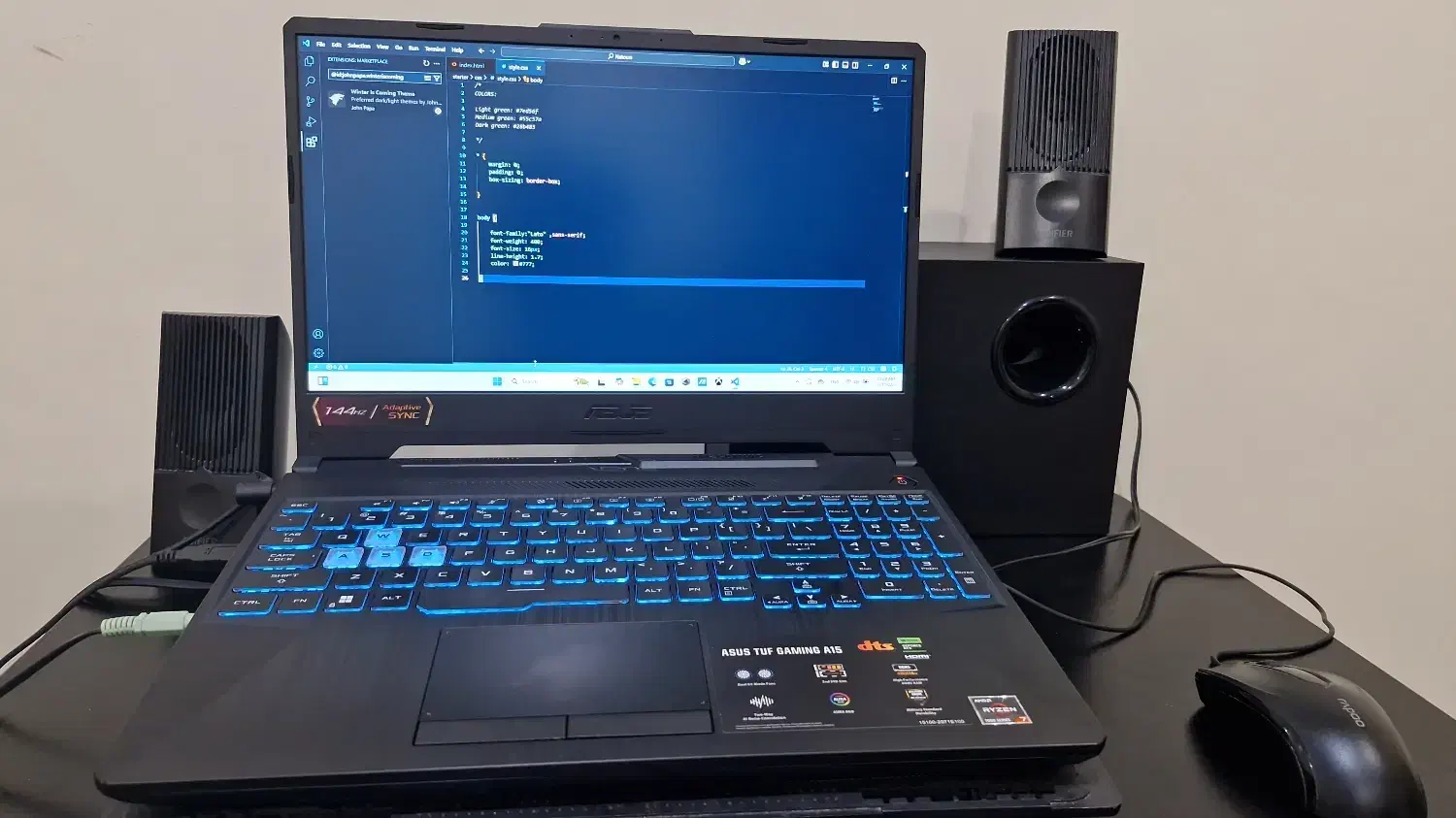 لپتاپ گیمینگ asus tuf fa506nr|رایانه همراه|شیراز, ملاصدرا|دیوار
