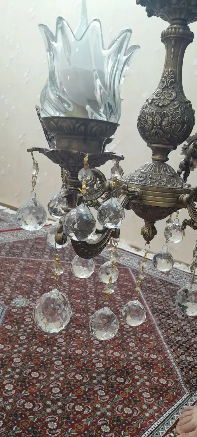 لوستر سه شاخه|لوستر و چراغ آویز|زنجان, |دیوار