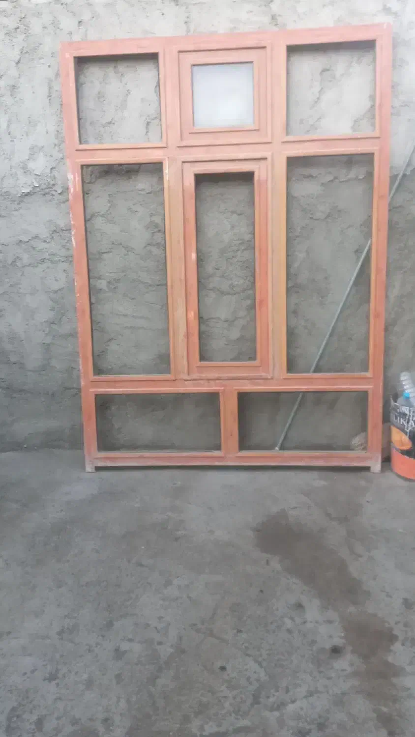 پنجره آلومینیوم طرح چوب|مصالح و تجهیزات ساختمان|اهر, |دیوار