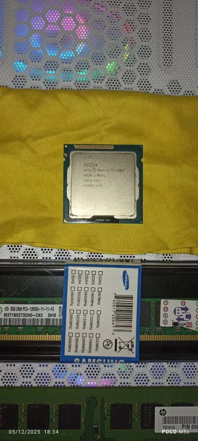 تعدادی رم ddr3 و cpu ارزون|قطعات و لوازم جانبی رایانه|ماکو, |دیوار