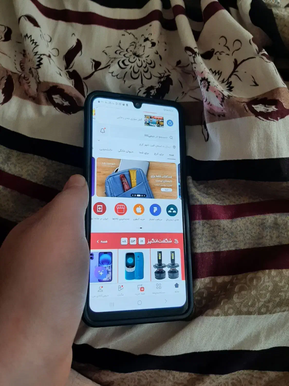 سامسونگ Galaxy A22 با حافظهٔ ۱۲۸ گیگابایت|موبایل|کرج, عظیمیه|دیوار