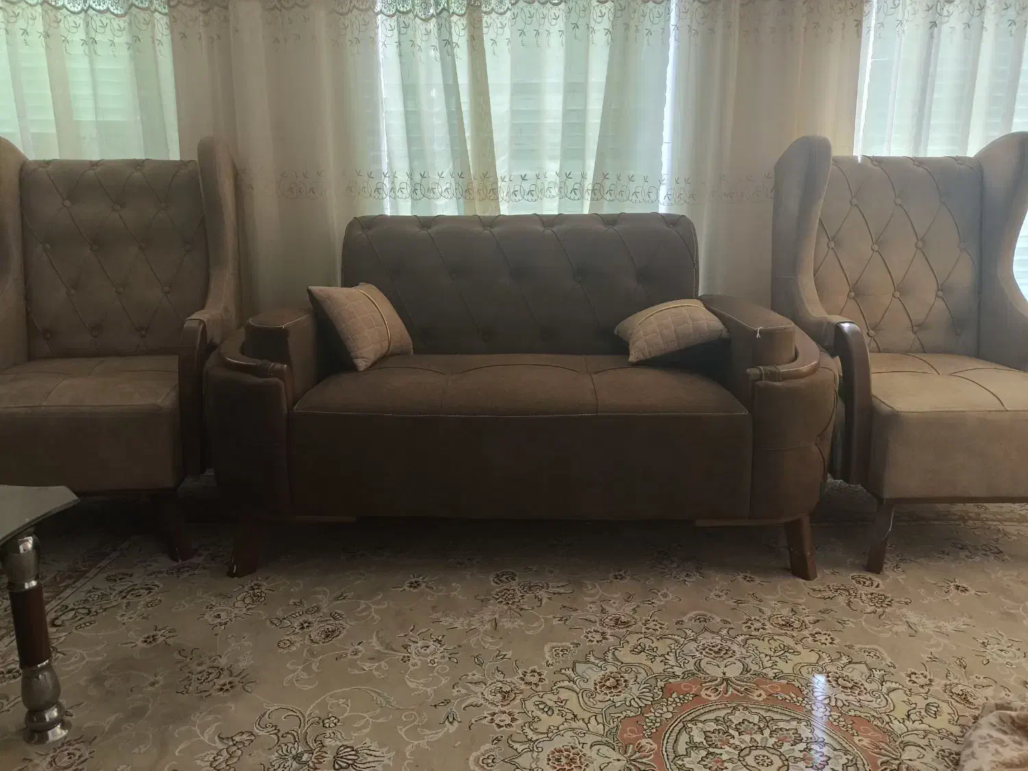 یک دست مبل هشت نفره استفاده نشده|مبلمان خانگی و میز عسلی|کاشمر, |دیوار