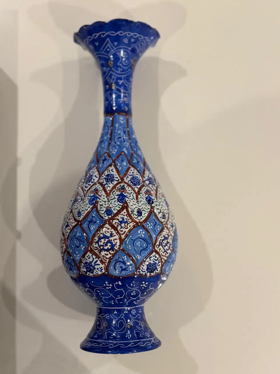 گلدان میناکاری با باکس مخمل|صنایع دستی و سایر لوازم تزئینی|تهران, زعفرانیه|دیوار