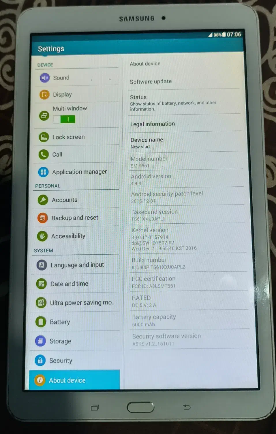 تبلت سامسونگ|تبلت|تهران, شهران شمالی|دیوار