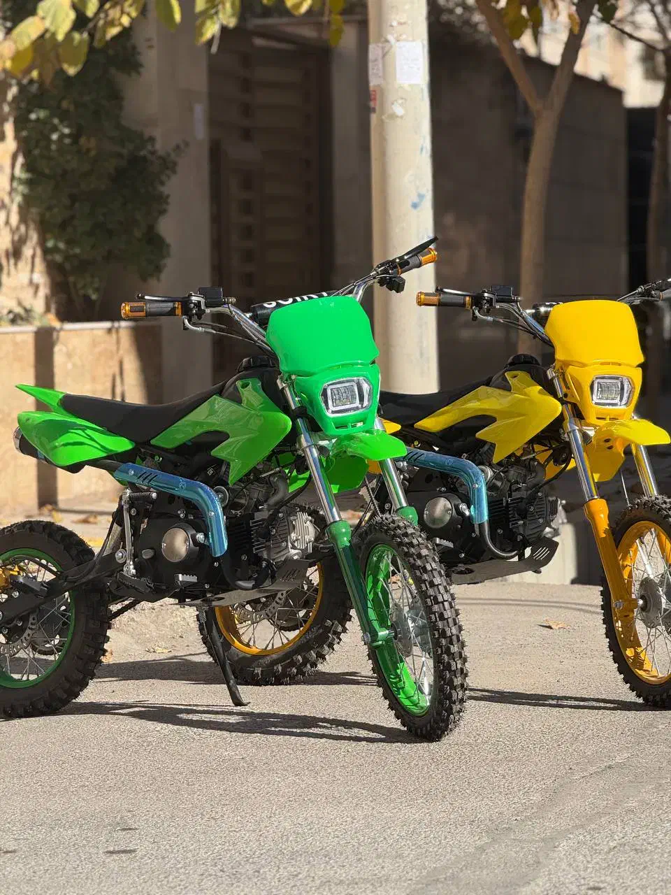 موتور کراس طرح سوزوکی مینی تریل دو رنگ|موتورسیکلت|کرج, دانشگاه آزاد|دیوار