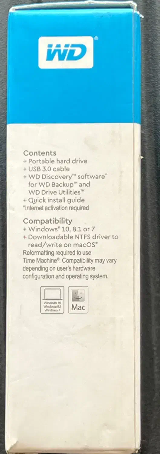 هارد اکسترنال وسترن دیجیتال ظرفیت 5 ترابایت|قطعات و لوازم جانبی رایانه|شیراز, قصرالدشت|دیوار