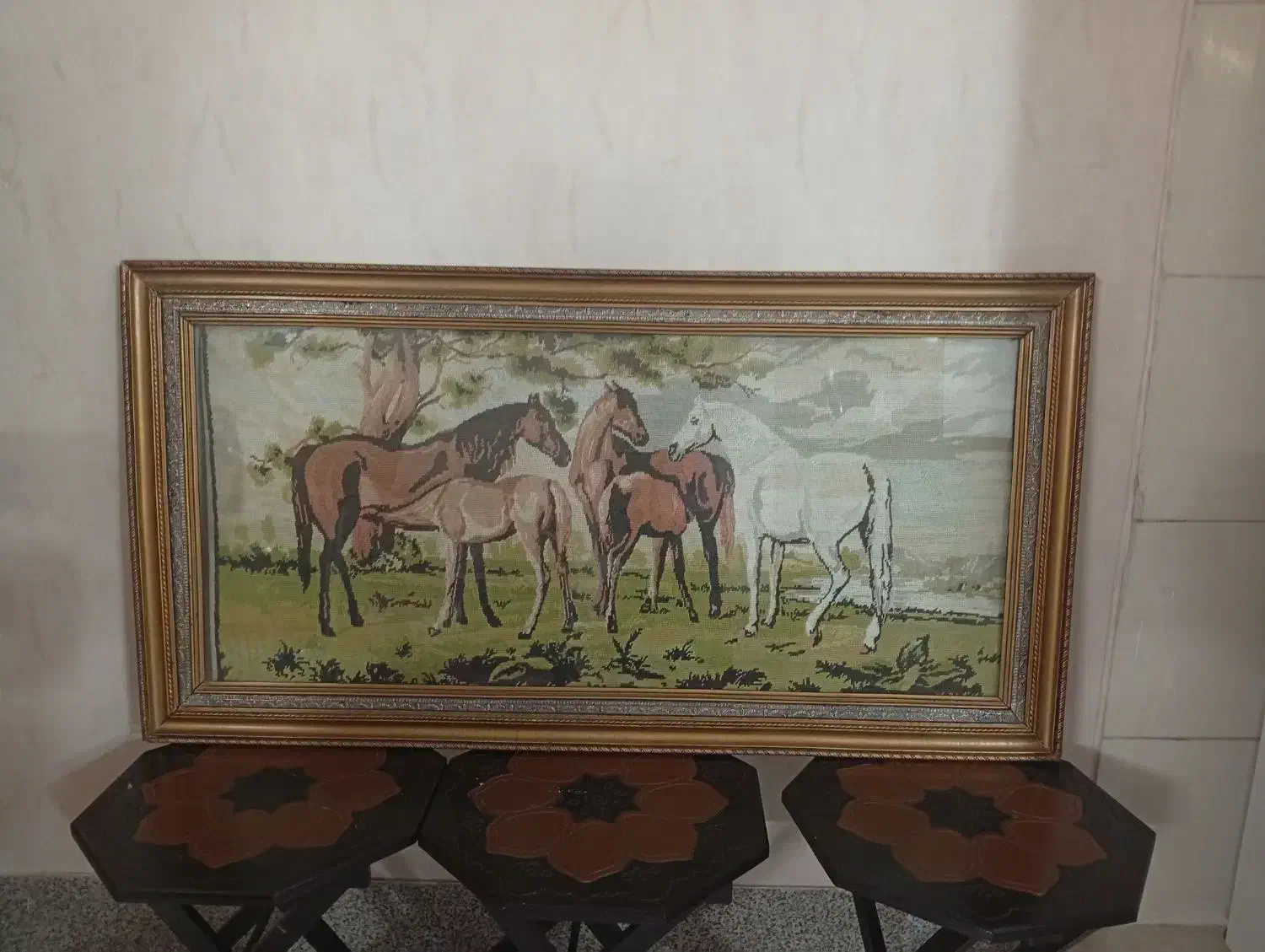 تابلو فرش قاب|تابلو فرش|اصفهان, پروین|دیوار