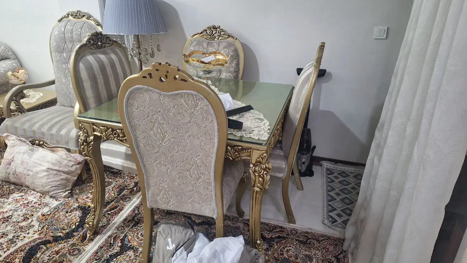 فروش مبل و میز ناهار خوری 4 نفره|مبلمان خانگی و میز عسلی|تهران, جوادیه تهرانپارس|دیوار