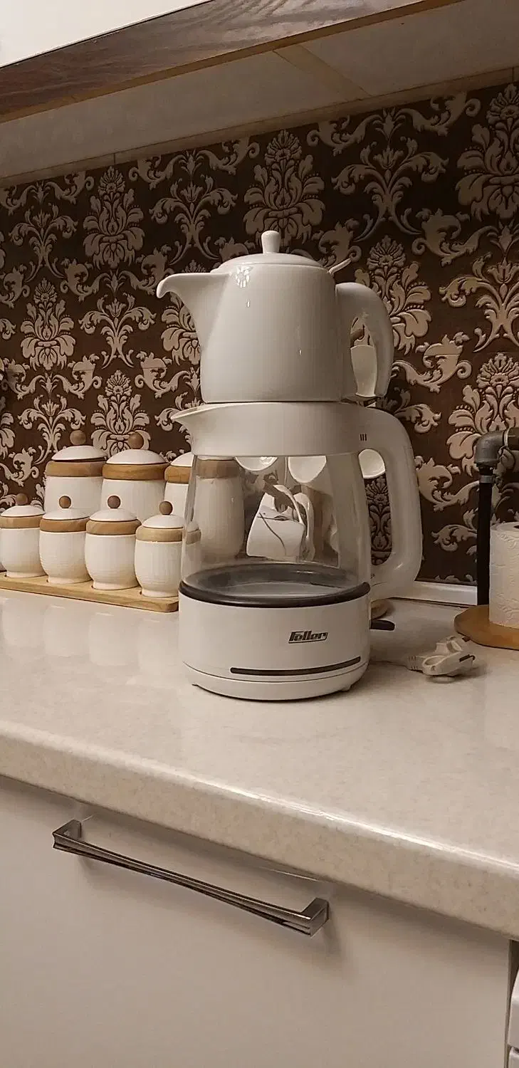 چای ساز فلر اصل قوری چینی در حد آکبند|سماور، چایساز، قهوهساز|تهران, کیانشهر|دیوار