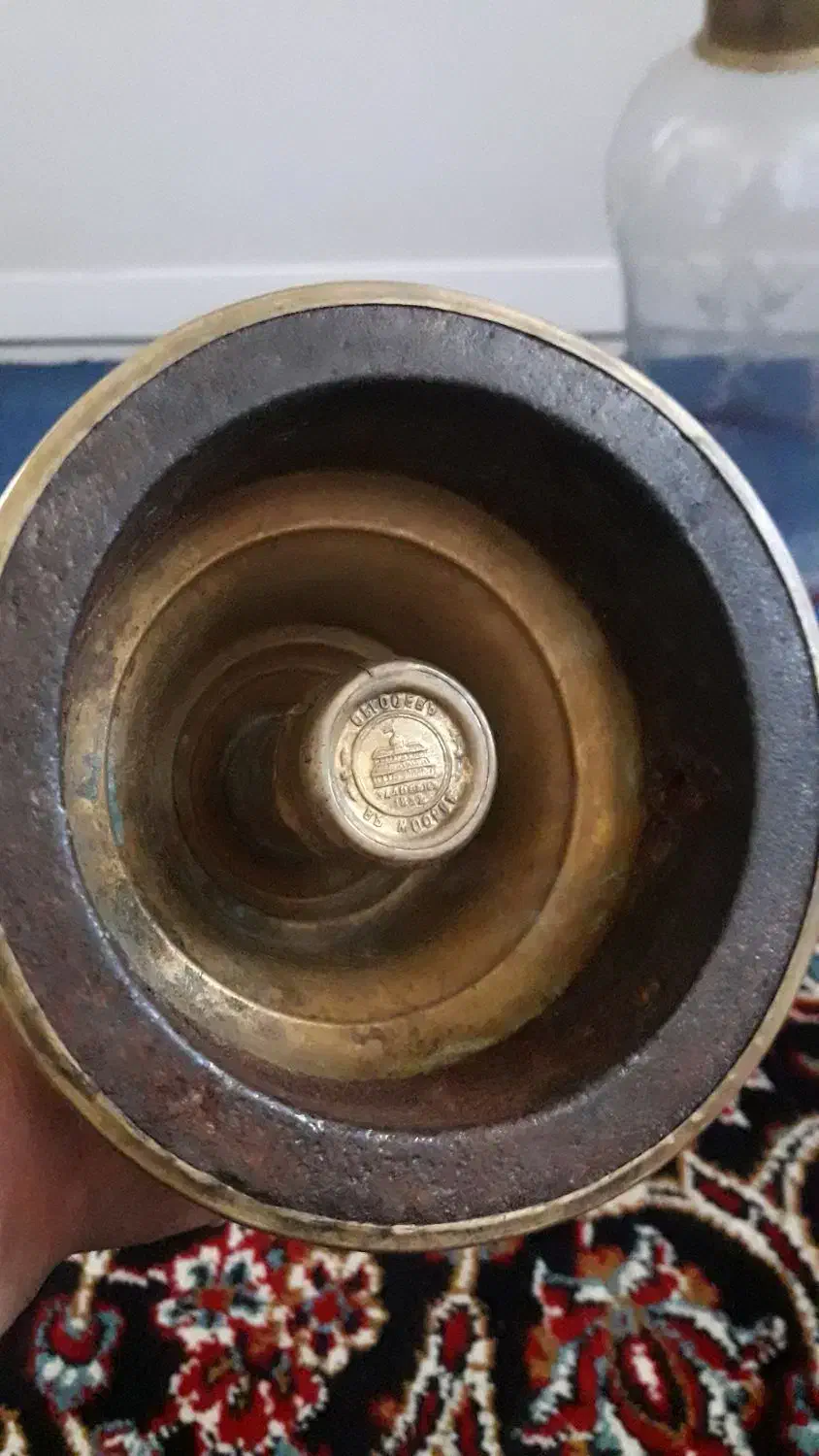 شمعدانی روسی اصل|کلکسیون اشیاء عتیقه|قزوین, |دیوار