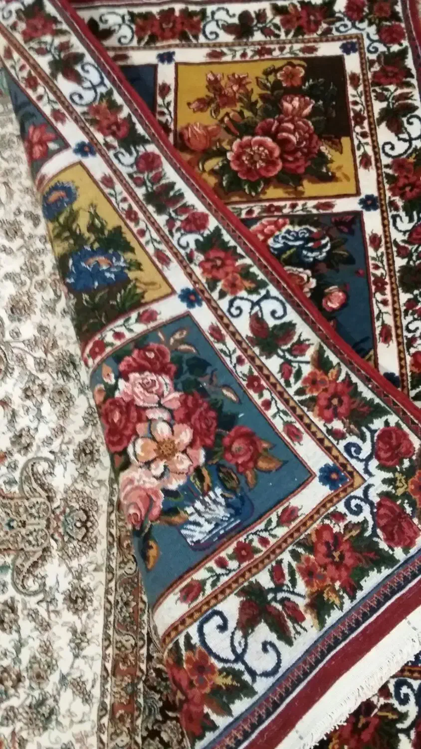 زرع و نیم دست بافت خشت شیدا|فرش|اصفهان, الهیه|دیوار