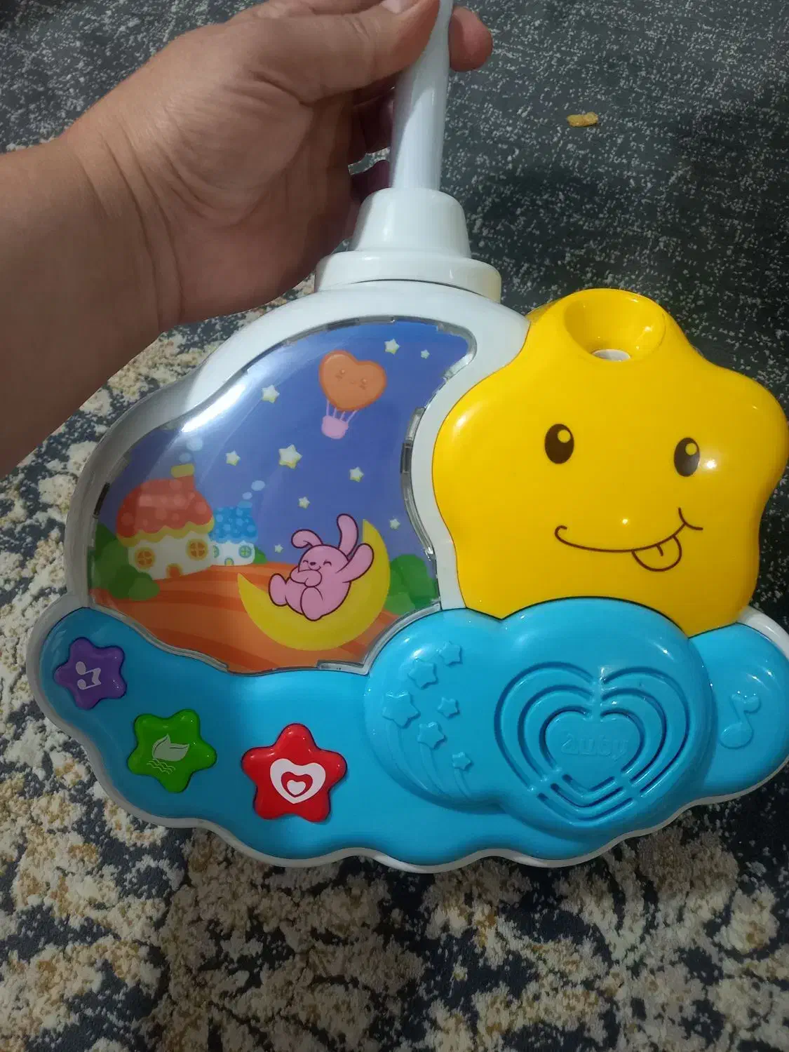 آویز موزیکال چراغ دار|اسباببازی بچه|اندیشه, شهرک مریم|دیوار