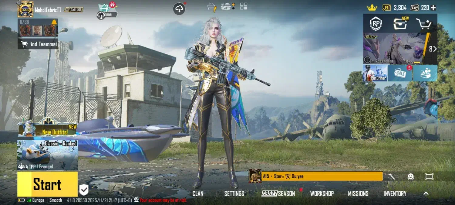 اک پابجی لول 67|کنسول، بازی ویدئویی و آنلاین|بوکان, |دیوار