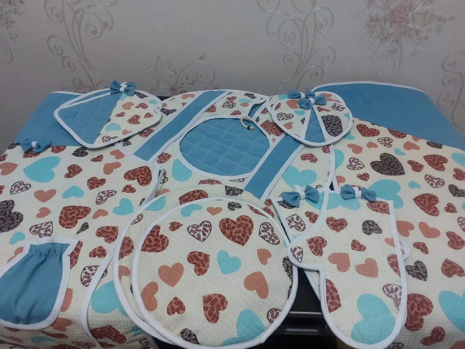 سرویس آشپز خانه|سفره، حوله، دستمال آشپزخانه|ری, شهرک نظامی|دیوار