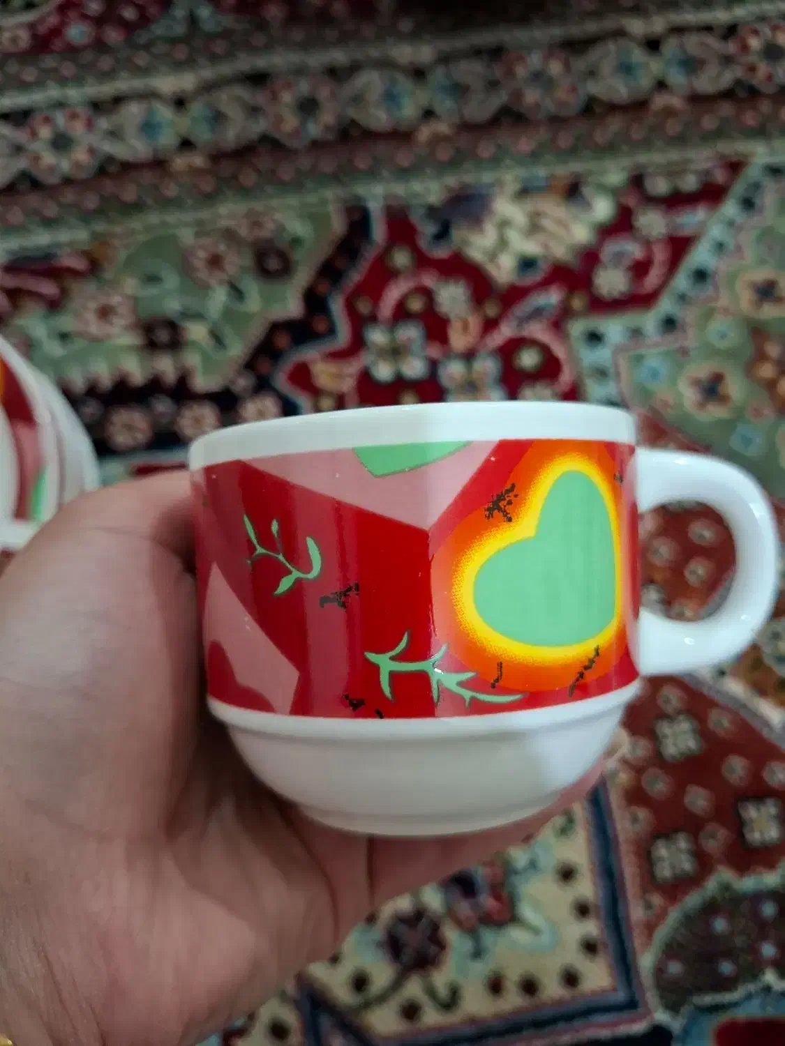 فنجان چای|ظروف سرو و پذیرایی|دوگنبدان, |دیوار