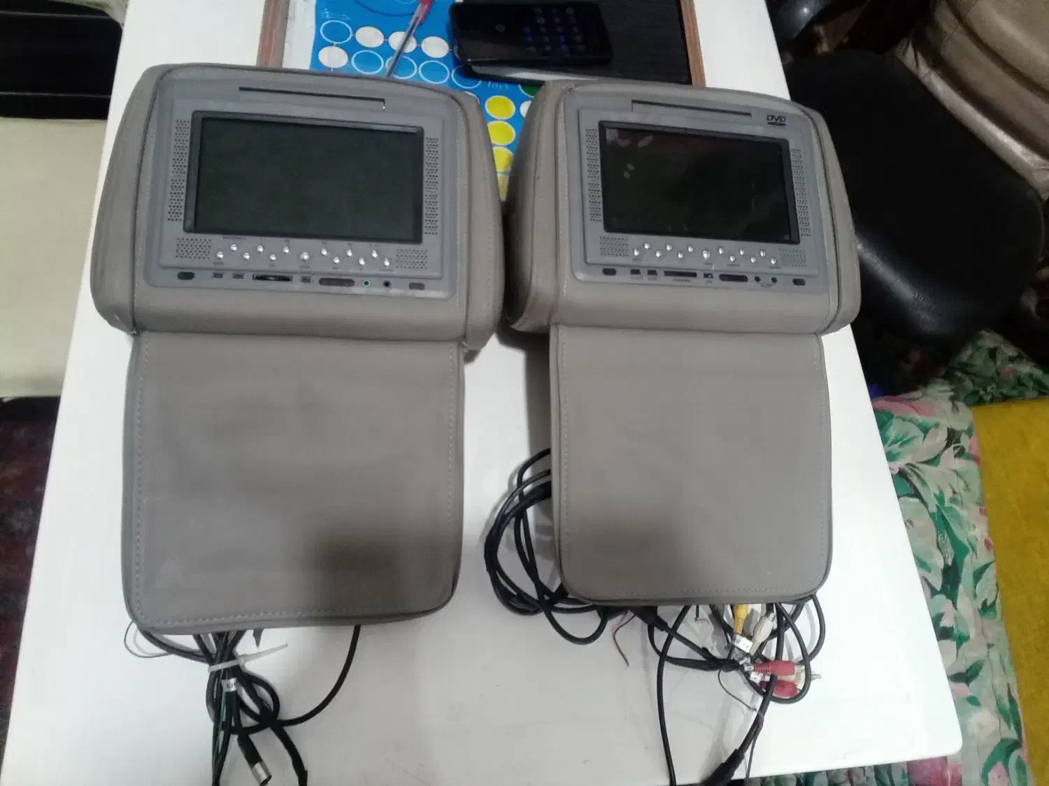 ۲عدد مانیتور سفارشی پشت سری سمند|قطعات یدکی و لوازم جانبی|نیشابور, کشتارگاه|دیوار