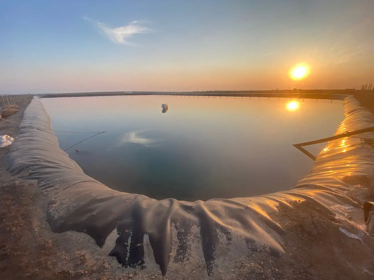 استخرکشاورزی ، عایق استخر ، ژئوممبران ،عایق پلیمری|خدمات پیشه و مهارت|ارومیه, |دیوار