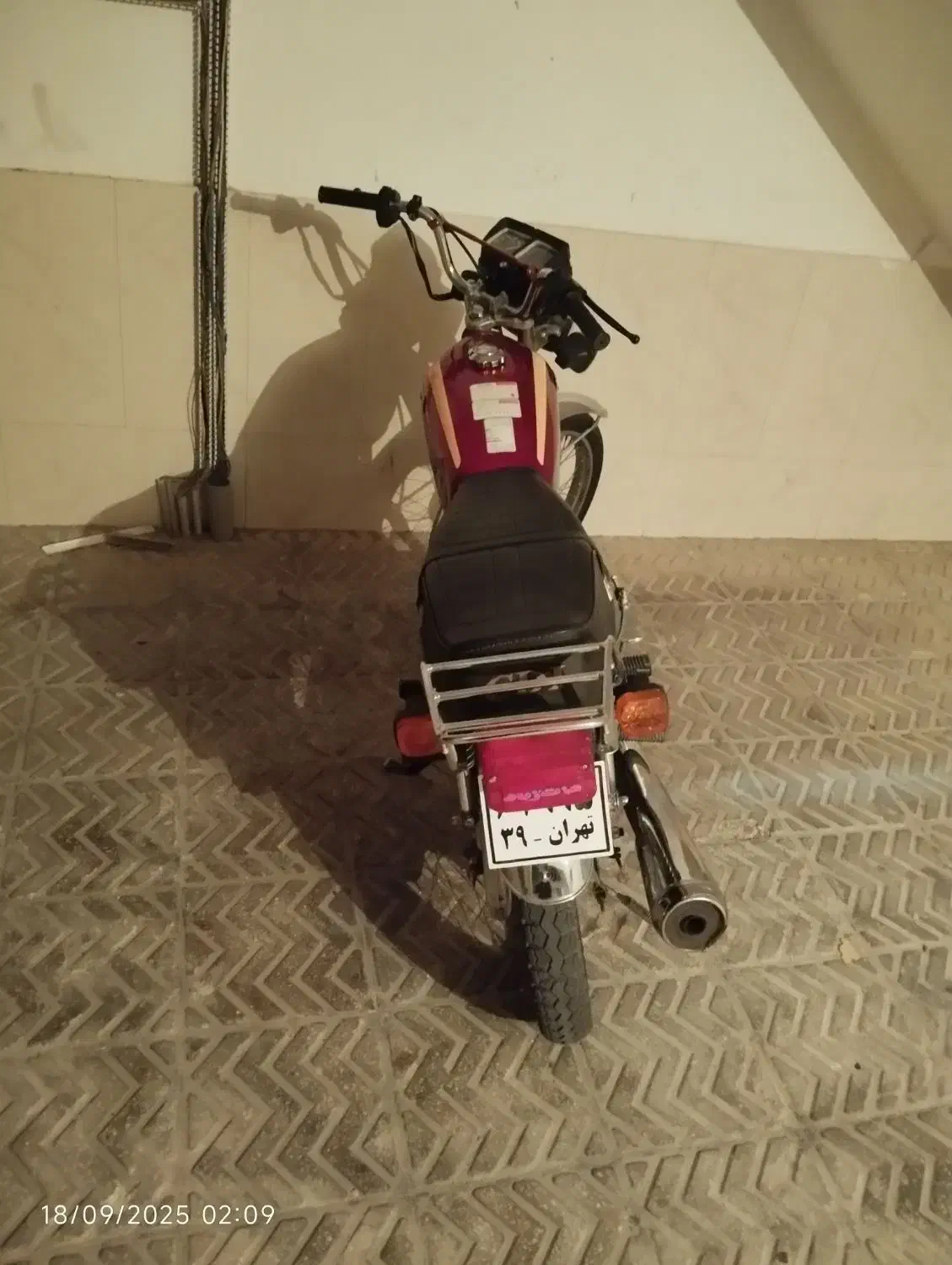 هندا125مزایده|موتورسیکلت|سرخه, |دیوار