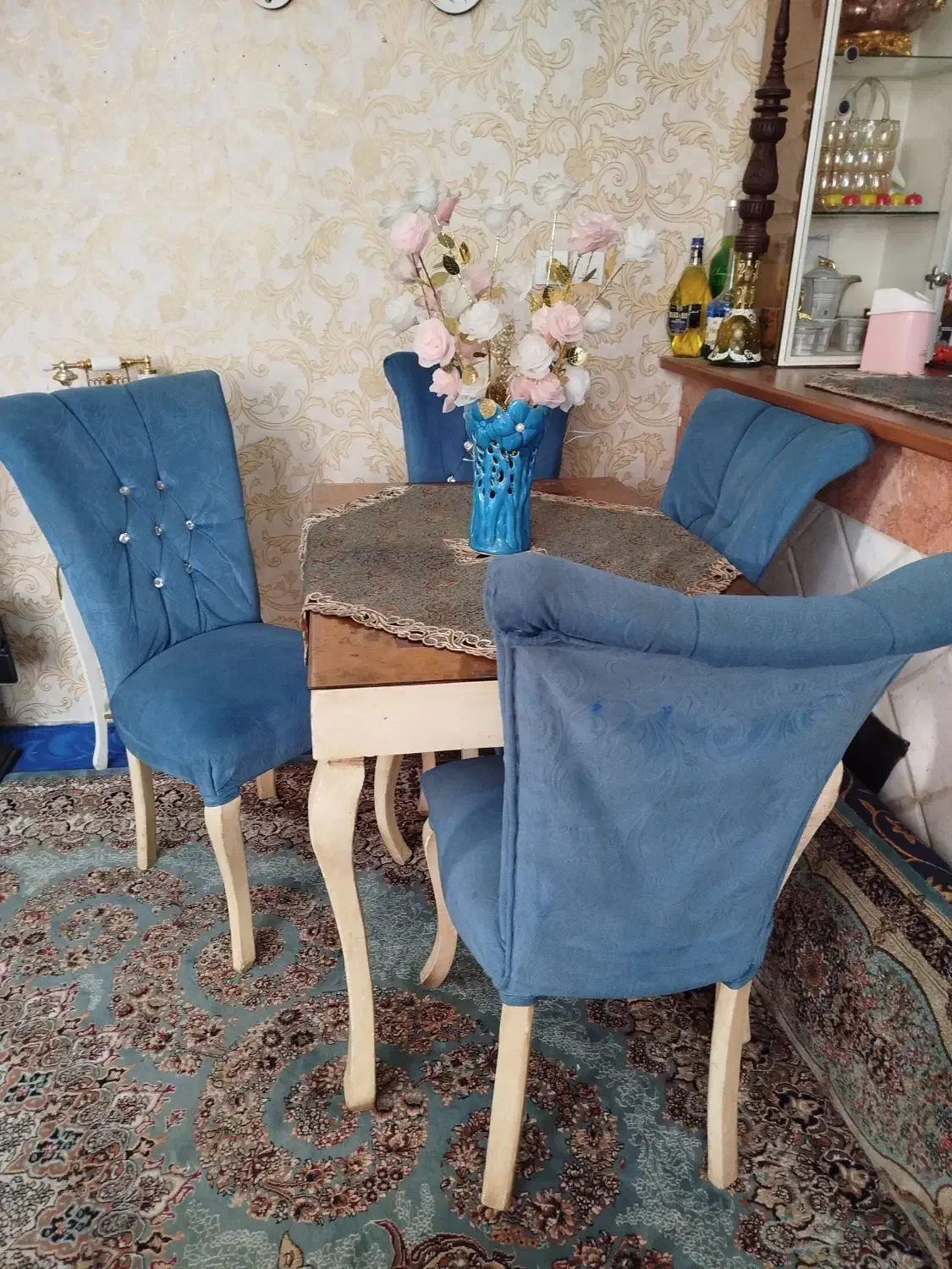 میز ناهارخوری4نفره|میز و صندلی غذاخوری|مشهد, بهمن|دیوار