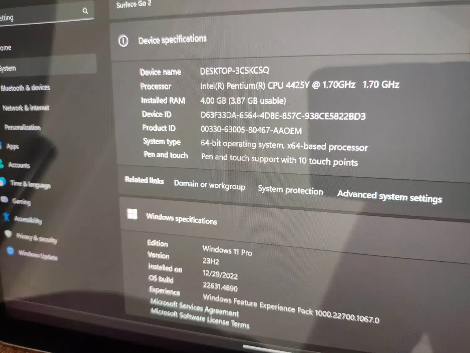 Surface Go 2|رایانه همراه|اهواز, کیانپارس |دیوار