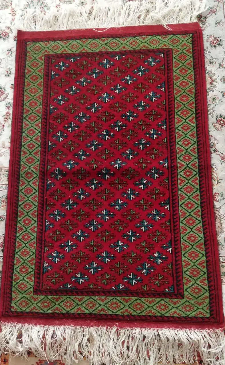 قالیچه دستباف ترکمن|فرش|تهران, بهار|دیوار