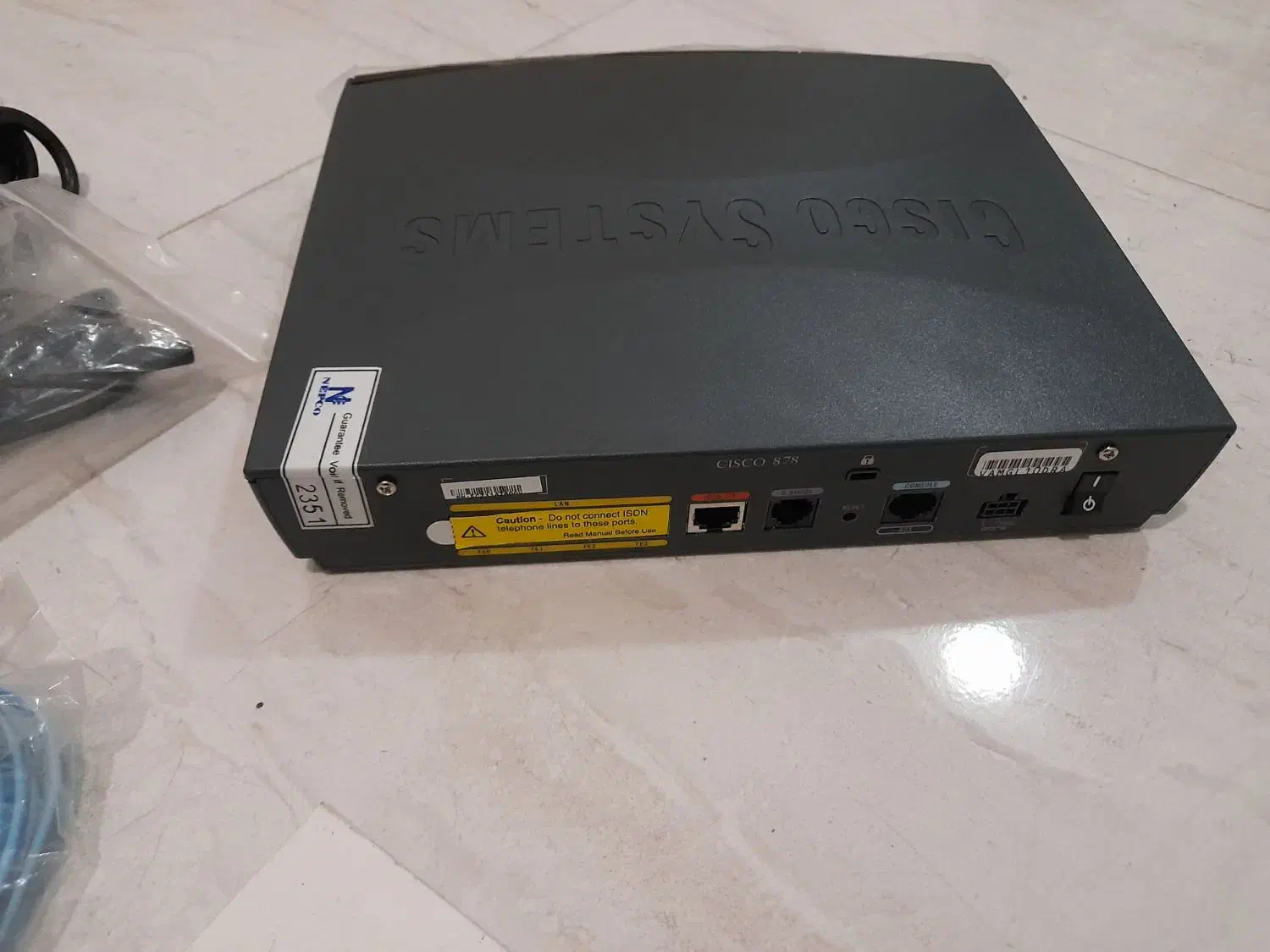 روتر سیسکو مدل ۸۷۸ نو آکبند|مودم و تجهیزات شبکه|مشگین شهر, |دیوار