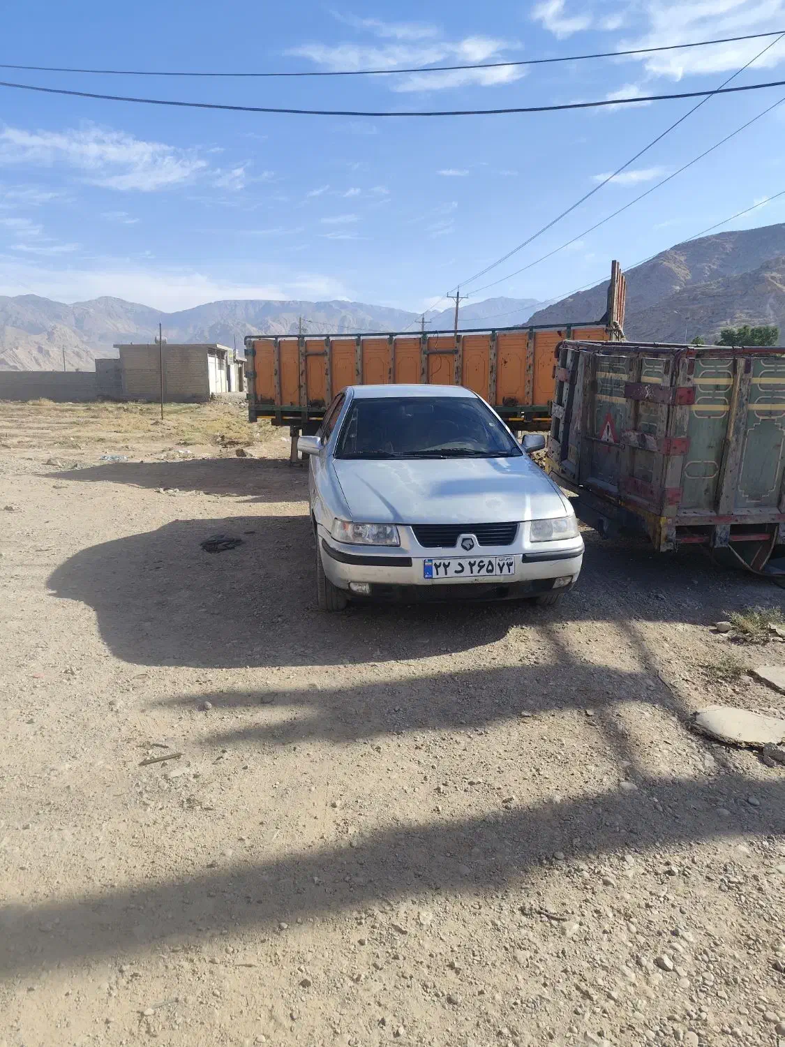 سمند نقره ای 85|خودرو سواری و وانت|داراب, |دیوار