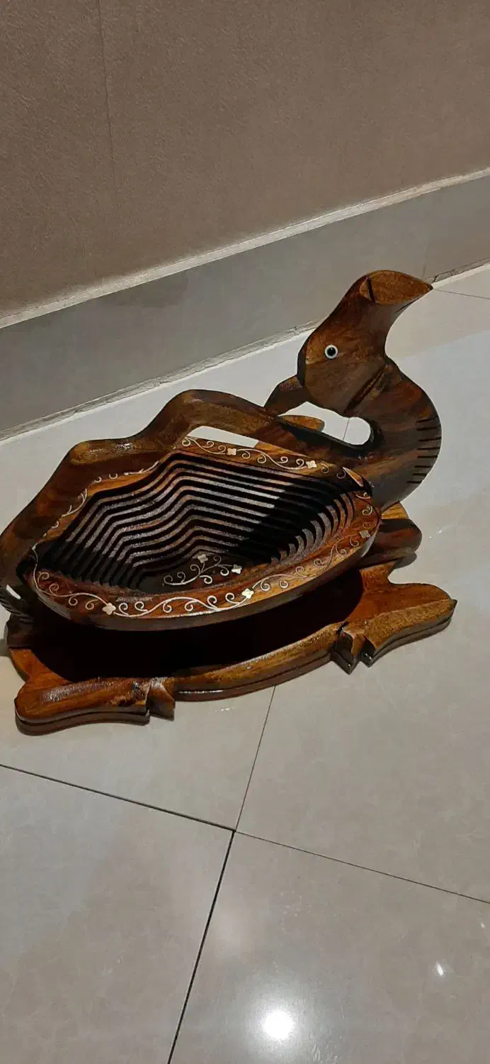 ظرف اجیل هندی دکوری چوبی|ظروف سرو و پذیرایی|مشهد, راهنمایی|دیوار