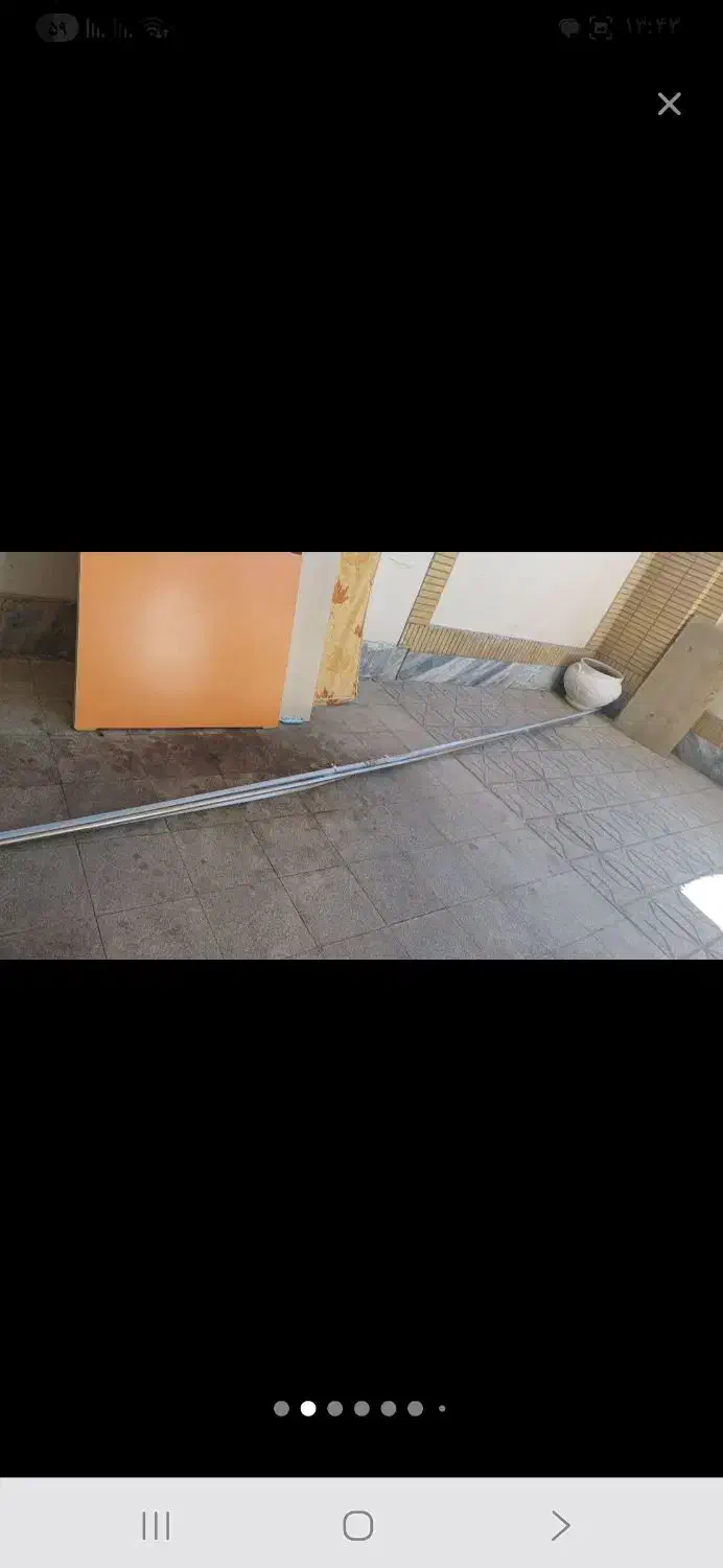 ۲ عدد چوب پرده ۶ متری|پرده، رانر، رومیزی|مشهد, شهرک رازی (شهرک غرب)|دیوار