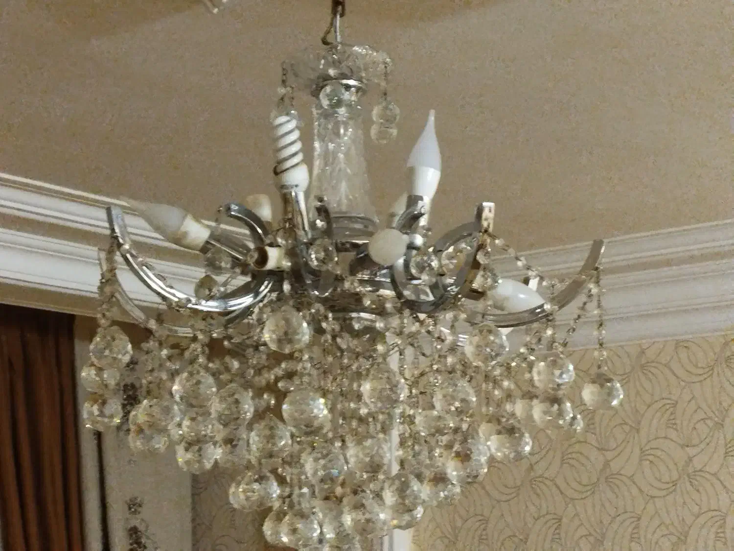 لوستر سقف استیل|لوستر و چراغ آویز|سیلوانه, |دیوار