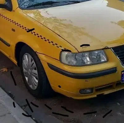 تاکسی سمند پژو مدل ۹۵ اسقاط|خودرو سواری و وانت|مشهد, سرافرازان|دیوار
