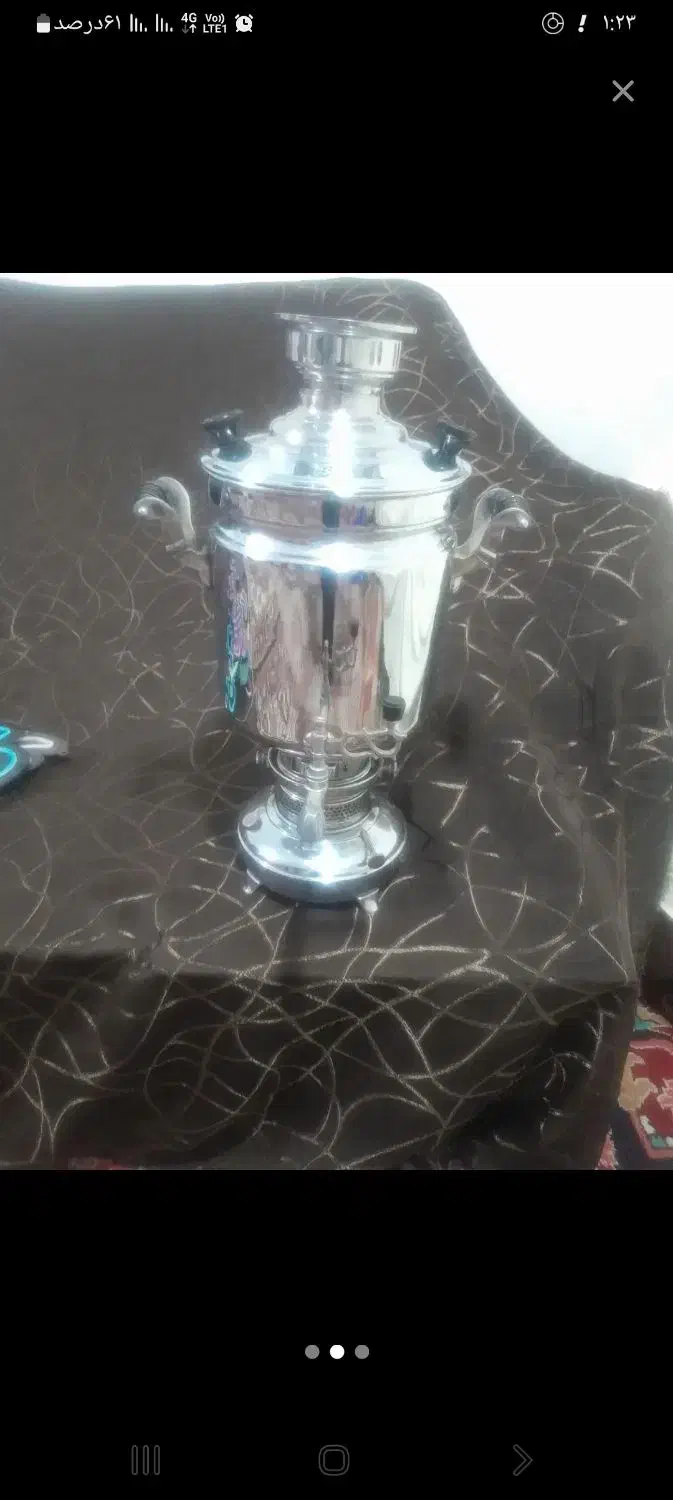 سماور نفتی قدیمی ۱۰ لیتری سنگین وزن نونو|سماور، چایساز، قهوهساز|تبریز, |دیوار