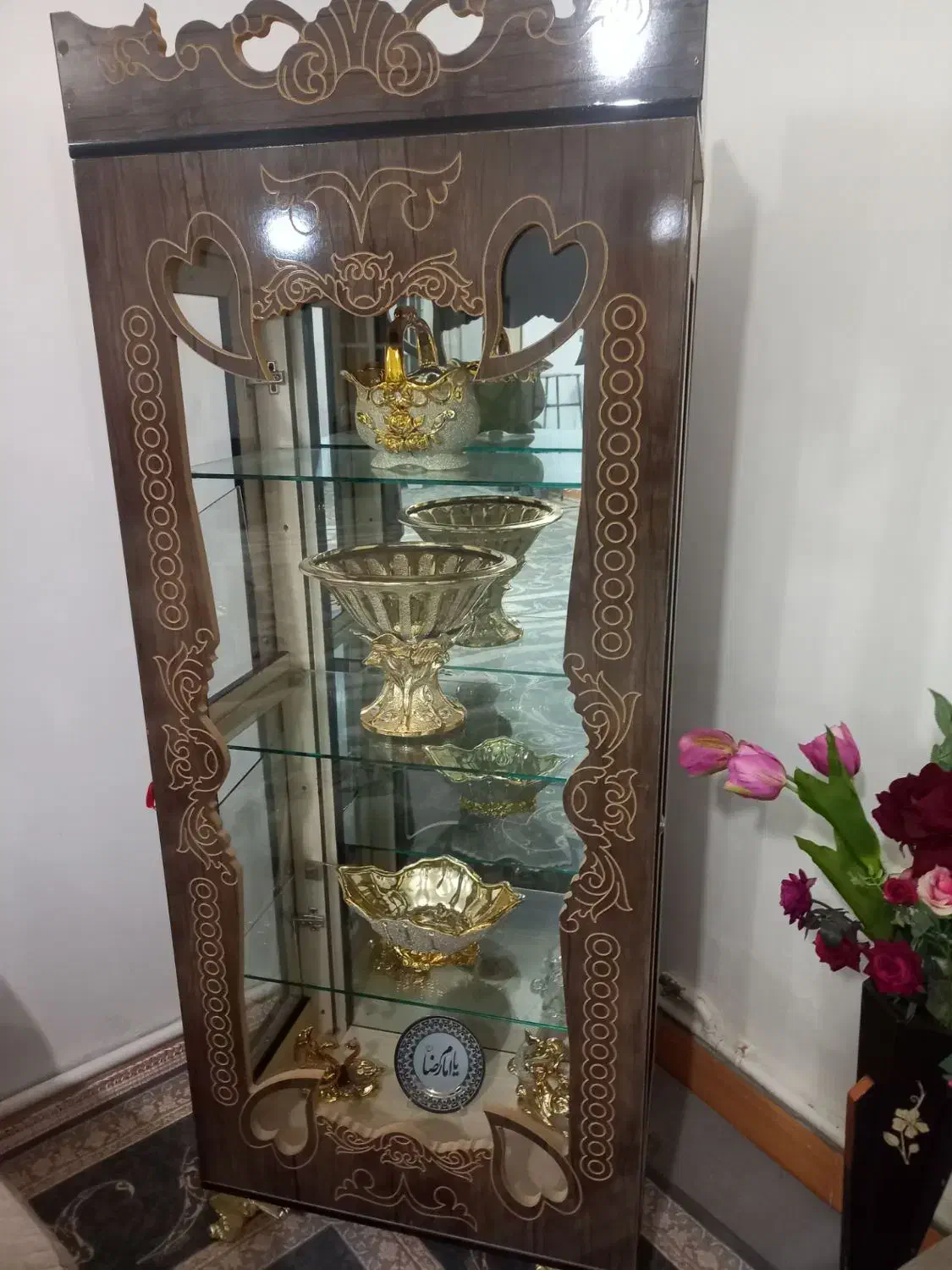 بوفه چوبی|بوفه، ویترین، کنسول|درگزین, |دیوار