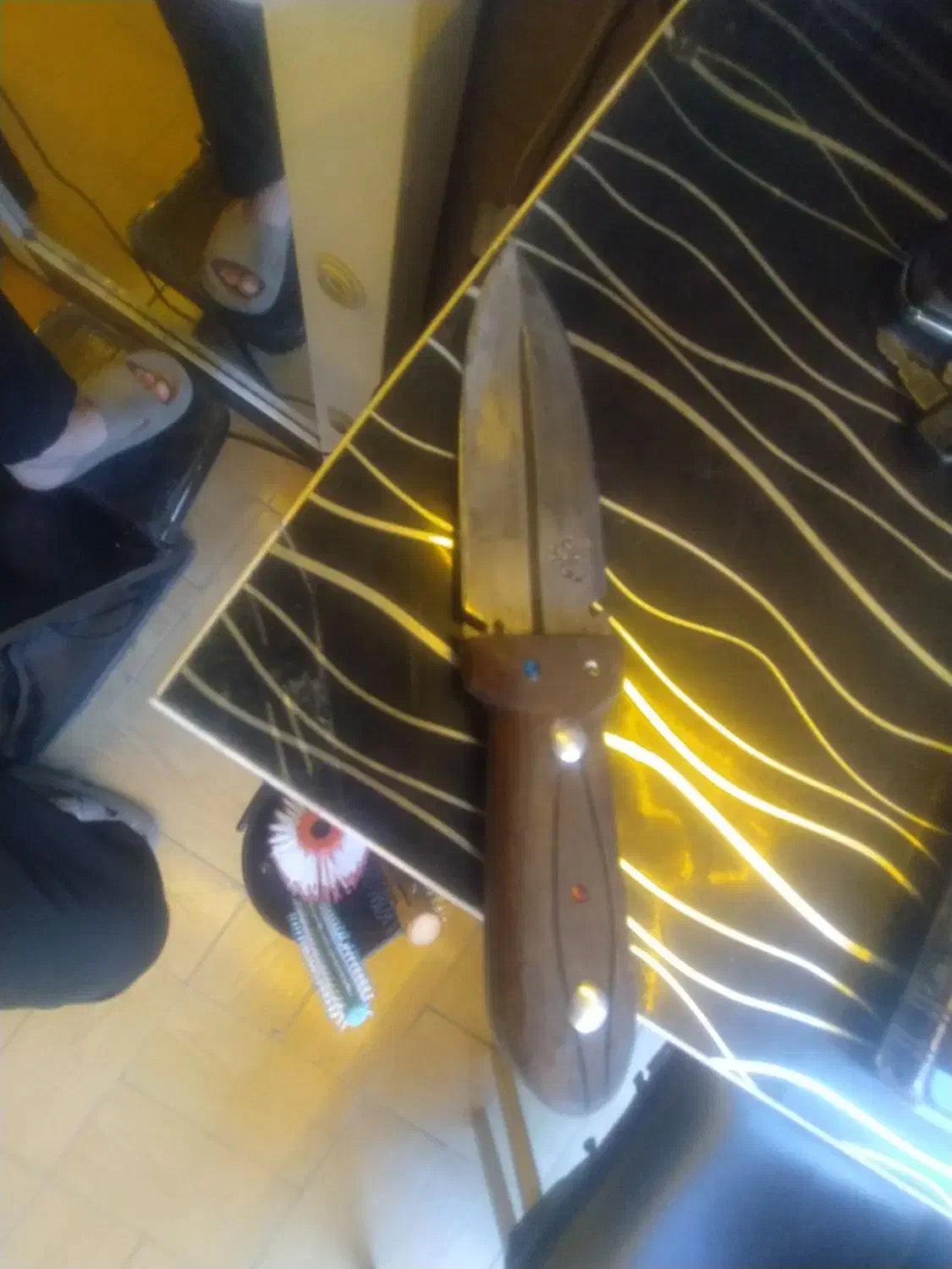 چاقو عتیقه زنجان|کلکسیون اشیاء عتیقه|قم, ناصردیوان|دیوار