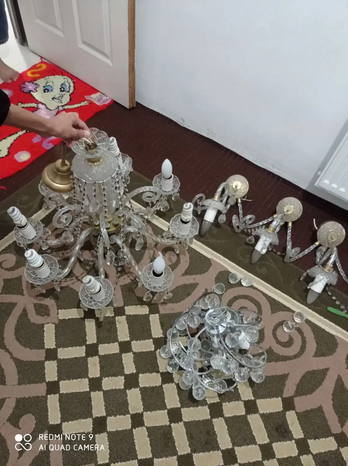 لوستر تمیز به فروش میرسد فروش فوری|لوستر و چراغ آویز|گرگان, |دیوار