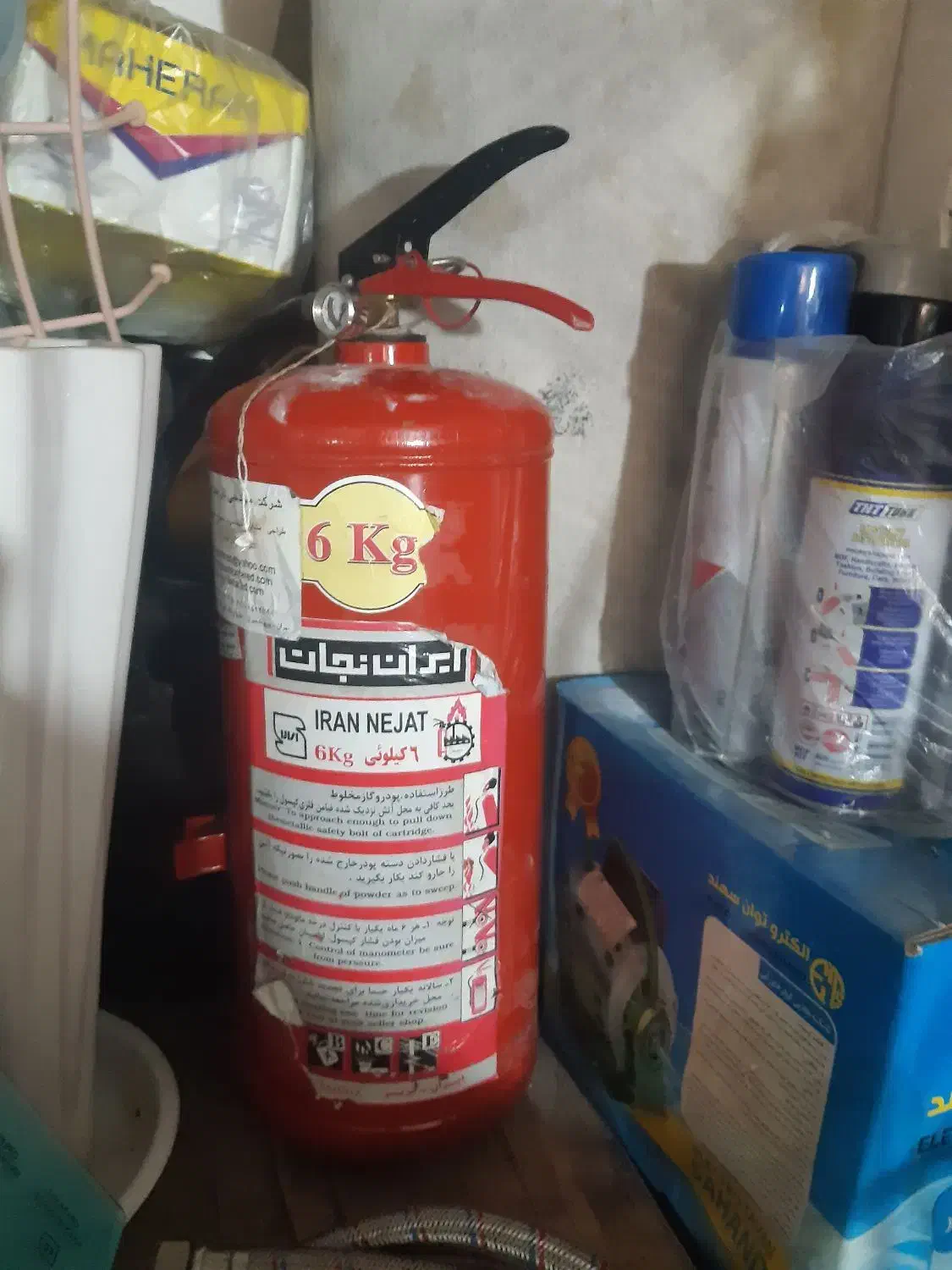 کپسول آتش نشانی|مصالح و تجهیزات ساختمان|کرج, باغستان|دیوار