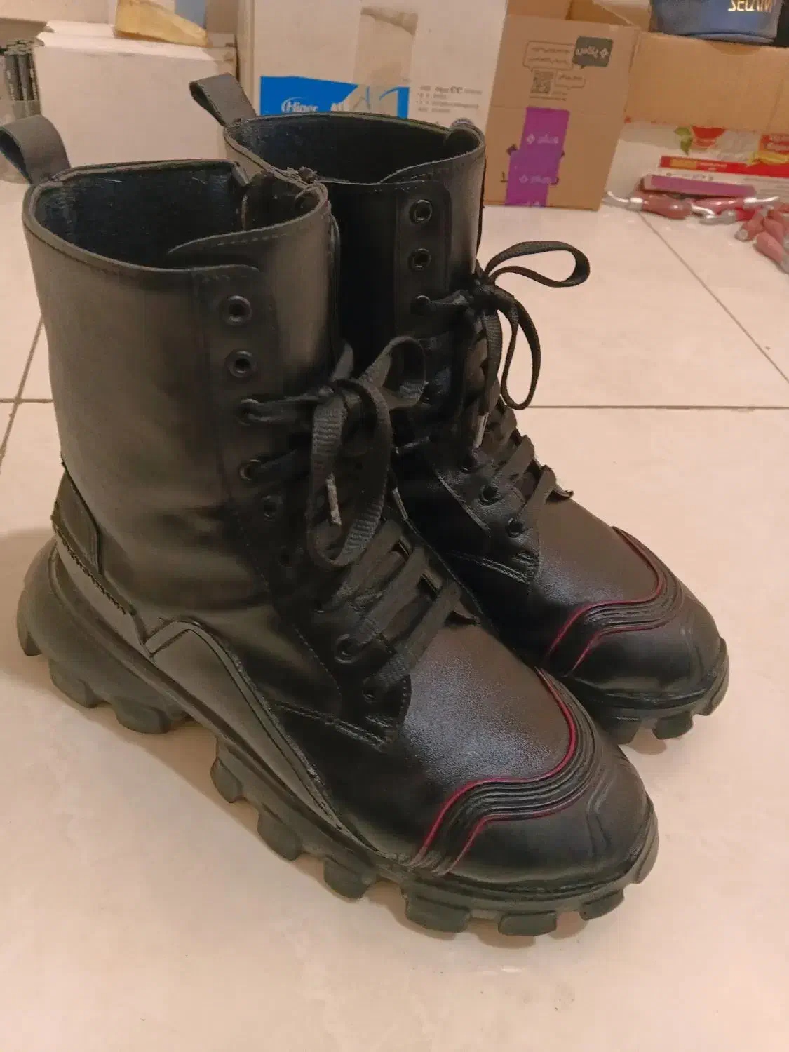 پوتین نیم پوت مردانه محکم نرم و جنگی سایز ۴۱ و ۴۲|کیف، کفش، کمربند|تهران, سبلان (لشگر)|دیوار