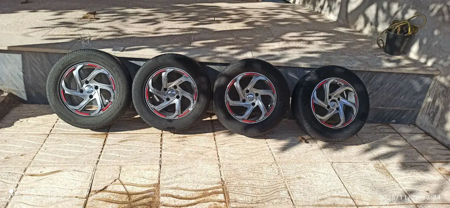 رینگ سایز 14 تایر 80٪|قطعات یدکی و لوازم جانبی|خرمدشت, |دیوار