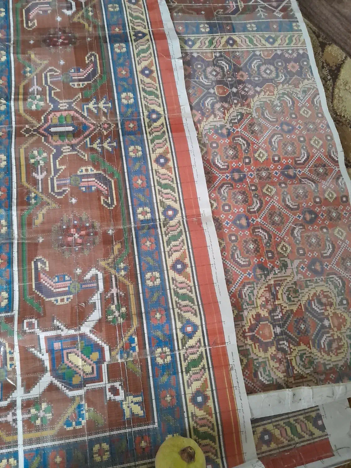 چنتا نقشه فرش به فروش میرسد|لوازم خیاطی و بافتنی|اردبیل, |دیوار