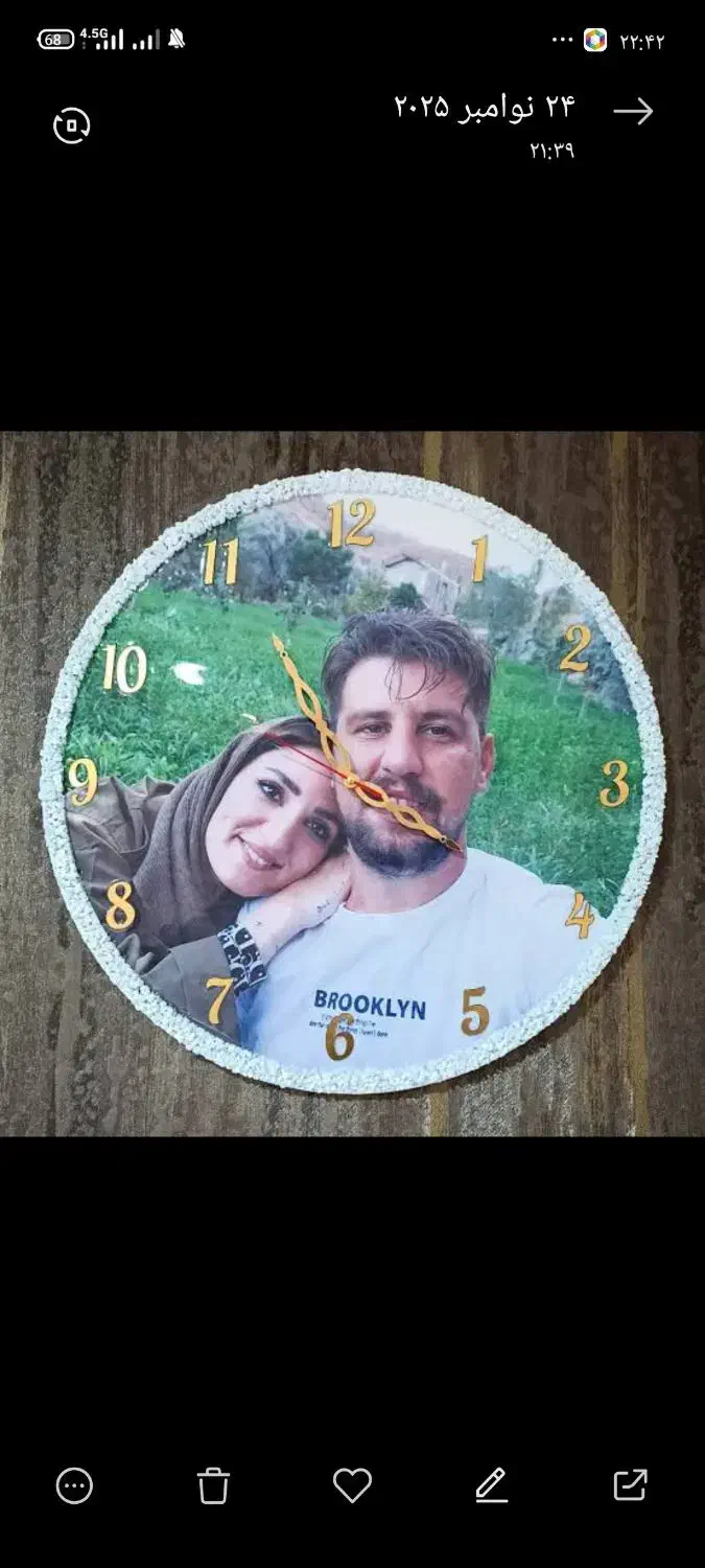 ساعت دیواری با عکس دلخواه|ساعت دیواری و تزئینی|مشهد, مشهدقلی|دیوار