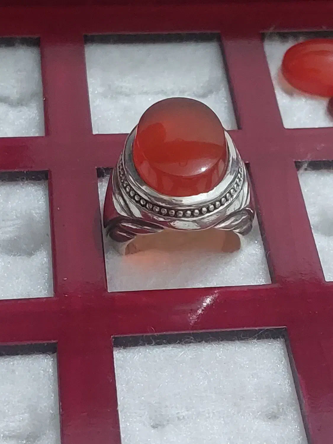 انگشتر عقیق  دو مهر|جواهرات|خرم‌آباد, |دیوار