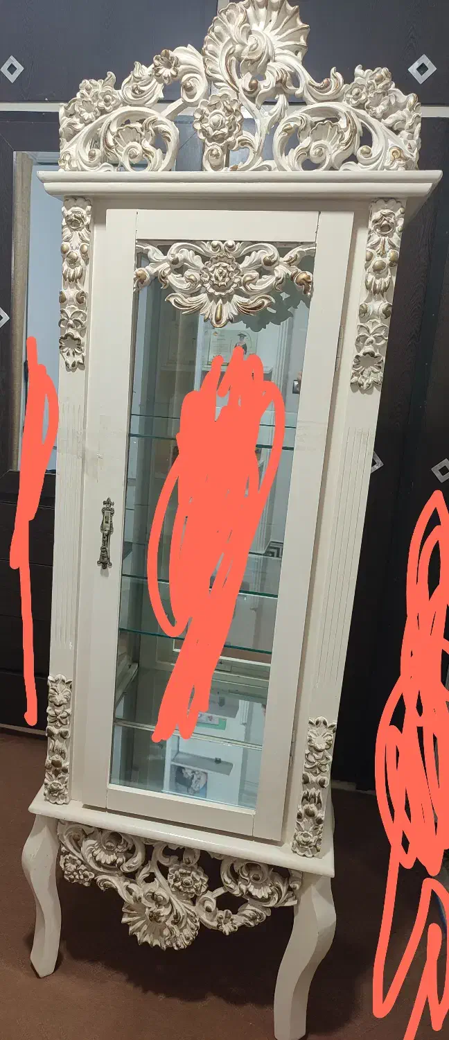 مبل سلطنتی ۹ نفره با سه تا میز عسلی  و بوفه|مبلمان خانگی و میز عسلی|آمل, |دیوار