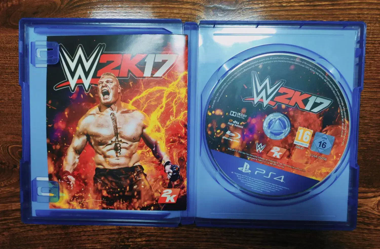 دیسک بازی کشتی کج ( WWE 2K17 ) برای PS4|کنسول، بازی ویدئویی و آنلاین|اصفهان, ملاصدرا|دیوار