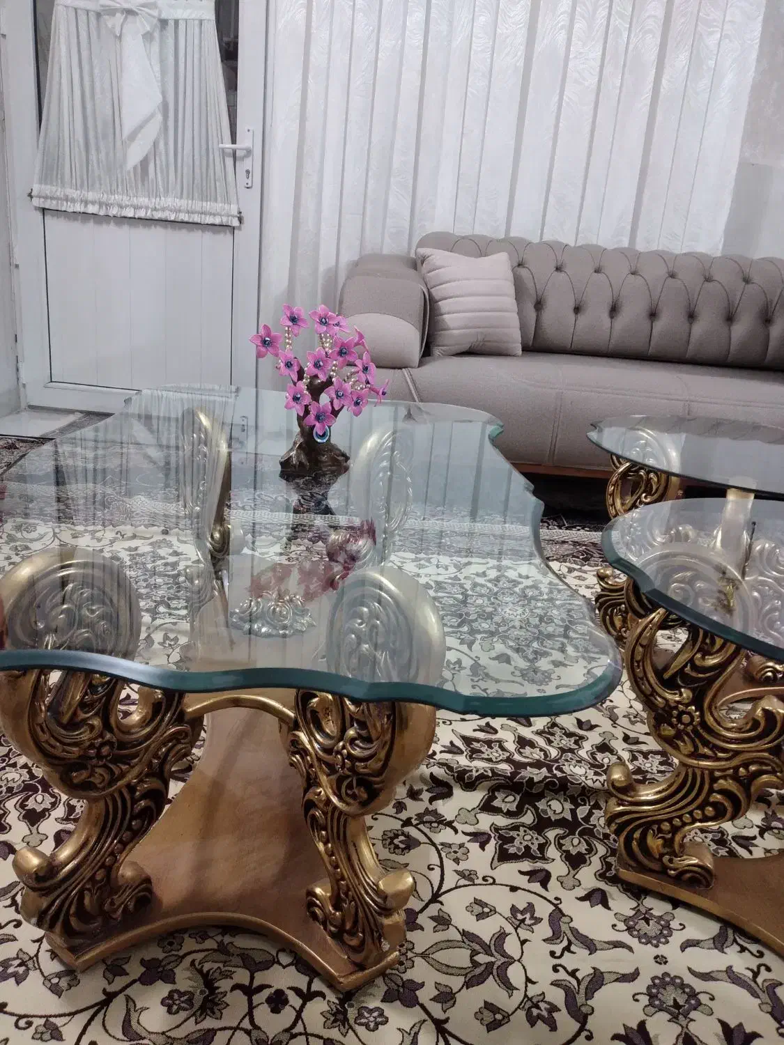 میز عسلی شیشیی|مبلمان خانگی و میز عسلی|نسیمشهر, |دیوار