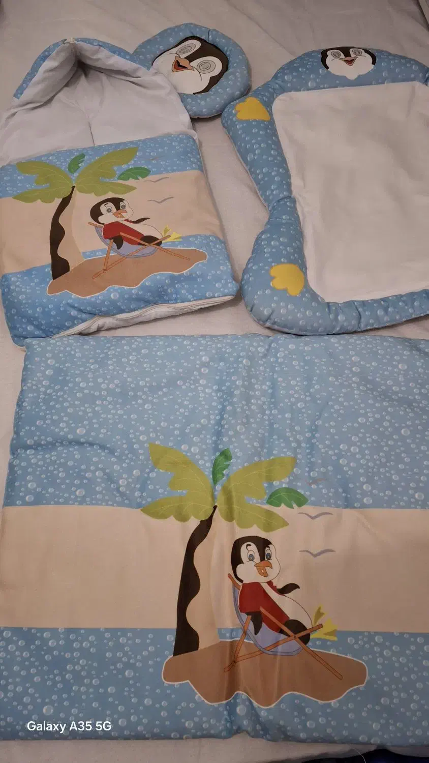 ست لحاف وتشکر وکیسه خواب وبالشت نوزاد|اسباب و اثاث بچه|تهران, جوادیه تهرانپارس|دیوار