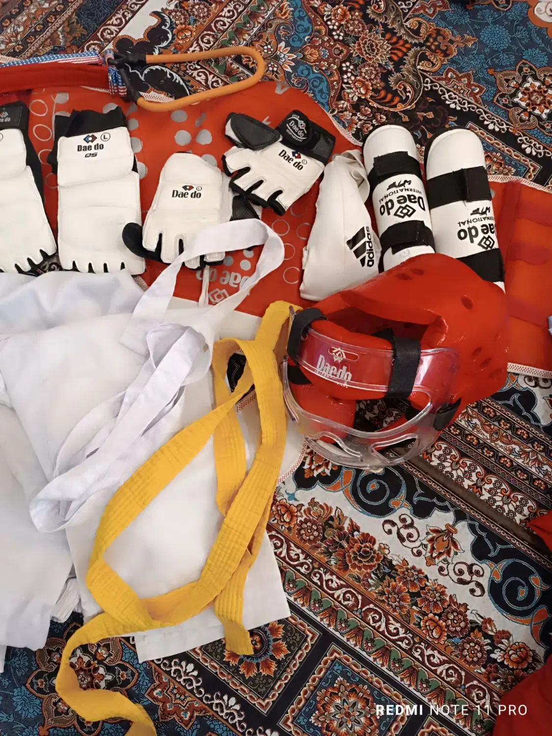 لباس تکواندو ولوازم سایز ۴|تجهیزات ورزشی|ماهدشت, |دیوار