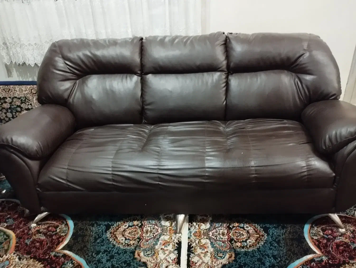 مبل چرم|مبلمان خانگی و میز عسلی|خشکبیجار, |دیوار