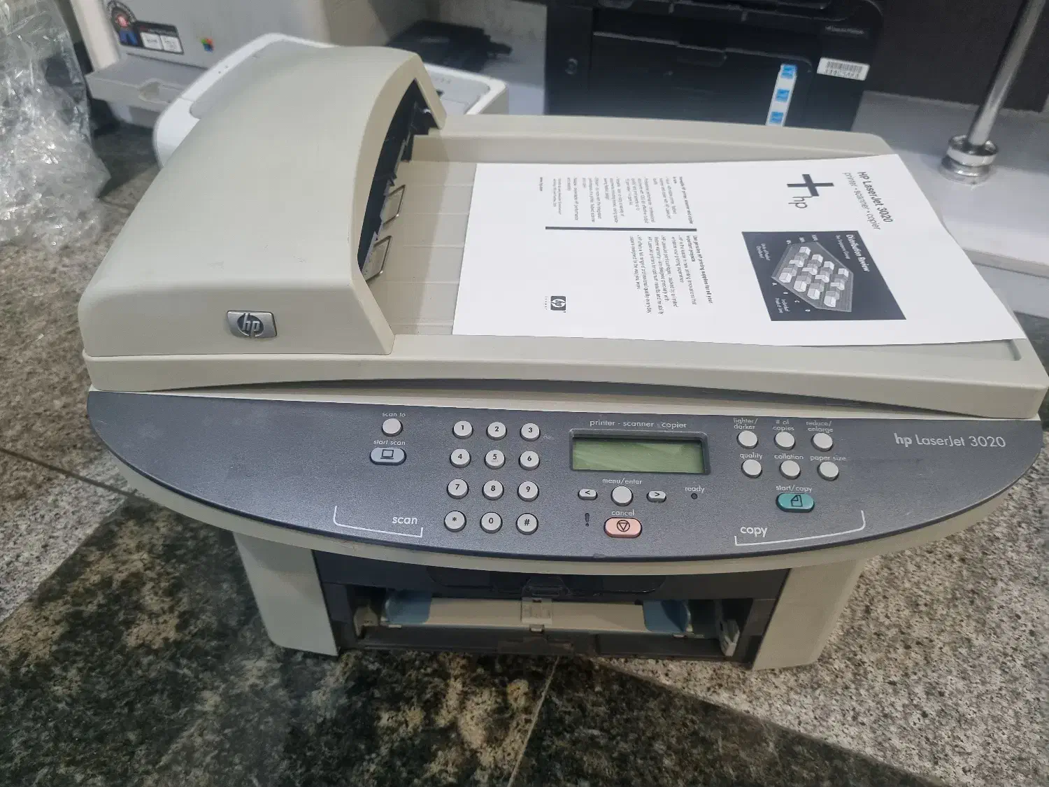 پرینتر چند کاره لیزری hp 3020|پرینتر، اسکنر، کپی، فکس|تهران, فلسطین (میدان انقلاب)|دیوار